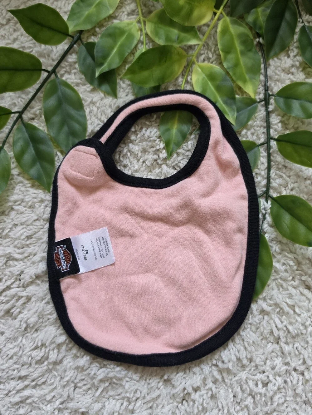 Baby Boy Harley Davidson Bib